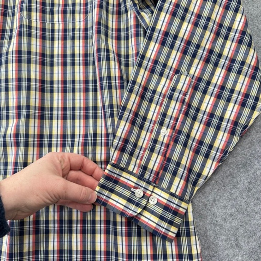 Brooks Brothers Men's Button Up Shirt Regent Non-Iron Supima Cotton Plaid Shirt - Picture 6 of 10